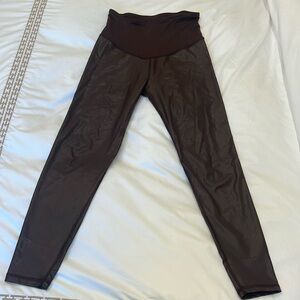 GAP maternity leather pants XS